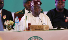 Le président nigéria Bola Tinubu, à Abuja, le 15 décembre 2024 ( AFP / Kola Sulaimon )