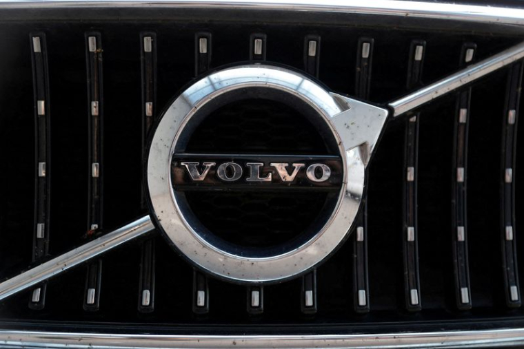 L'illustration montre le logo Volvo