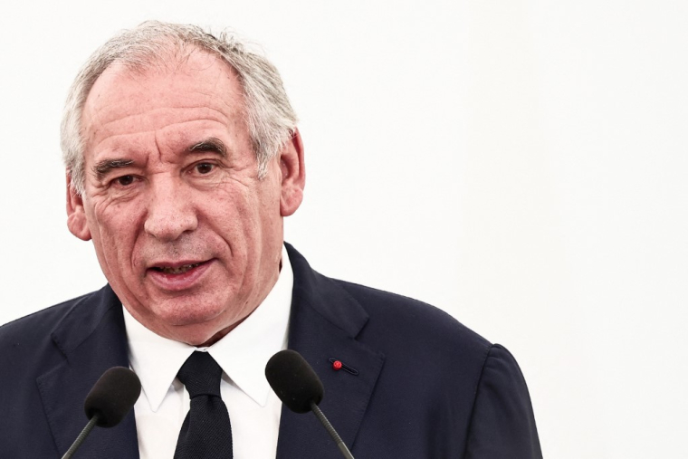 Francois Bayrou, à Boissy-la-Riviere, le 26 août 2025 ( POOL / THIBAUD MORITZ )