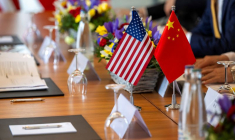 Réunion bilatérale entre les États-Unis et la Chine, à Genève