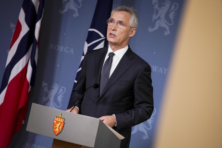 Jens Stoltenberg, ministre norvégien des Finances, lors d'une conférence de presse à Oslo (Norvège), le 6 septembre 2024. ( NTB / THOMAS FURE )