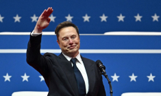 ELon Musk à Wahsington, aux États-Unis, le 20 janvier 2025. ( AFP / ANGELA WEISS )