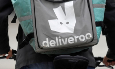 Un livreur de Deliveroo à Londres