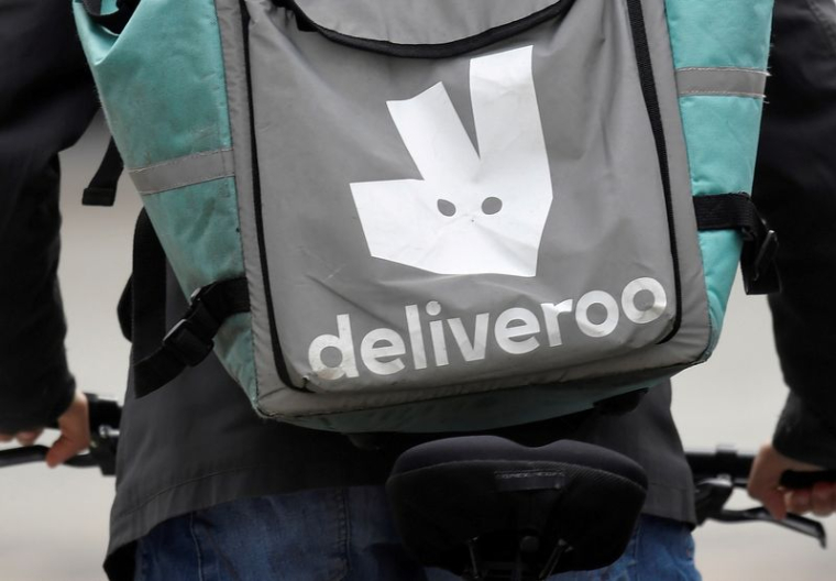 Un livreur de Deliveroo à Londres
