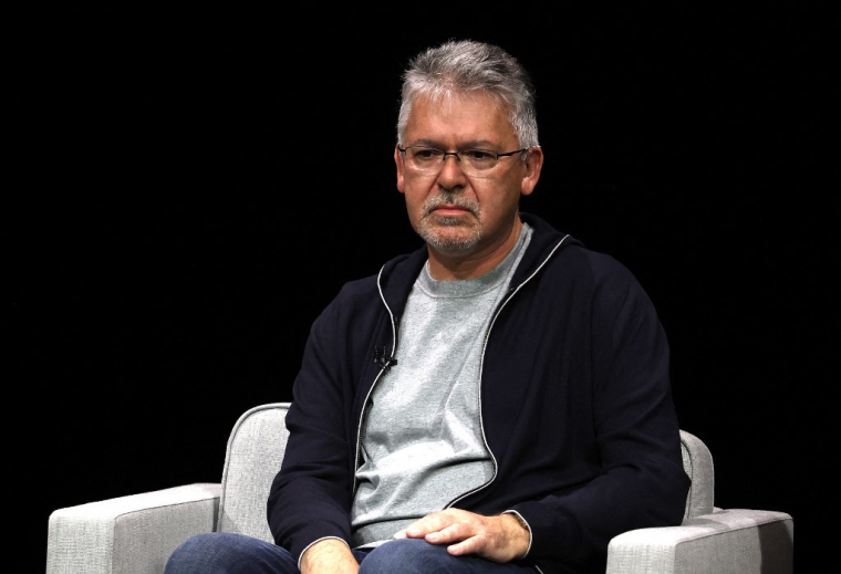 John Giannandrea, le 10 juin 2024, à Cupertino (Californie) ( GETTY IMAGES NORTH AMERICA / JUSTIN SULLIVAN )