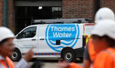 Station d'épuration de Mogden, exploitée par Thames Water, dans l'ouest de Londres