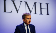 Bernard Arnault, à Paris, le 28 janvier 2025 ( AFP / DIMITAR DILKOFF )