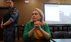 Photo d'archives de la journaliste russe Marina Ovsiannikova