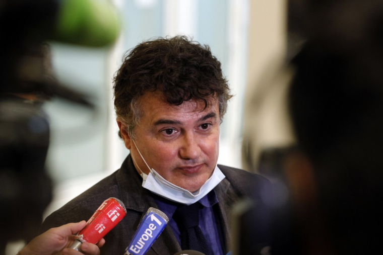 Patrick Pelloux à Paris, le 9 septembre 2020. ( AFP / GEOFFROY VAN DER HASSELT )
