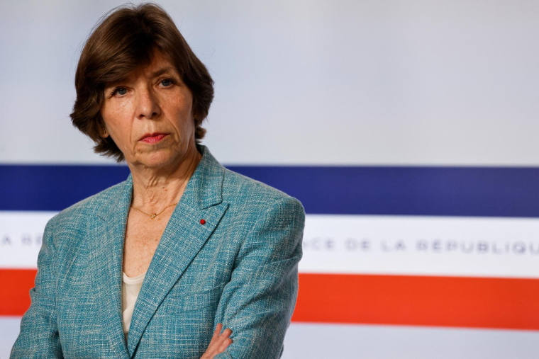 Catherine Colonna, le 10 mai 2023, à Paris ( AFP / LUDOVIC MARIN )