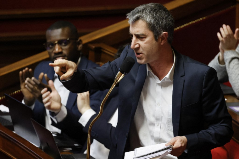 François Ruffin à Paris, le 13 février 2023. ( AFP / LUDOVIC MARIN )