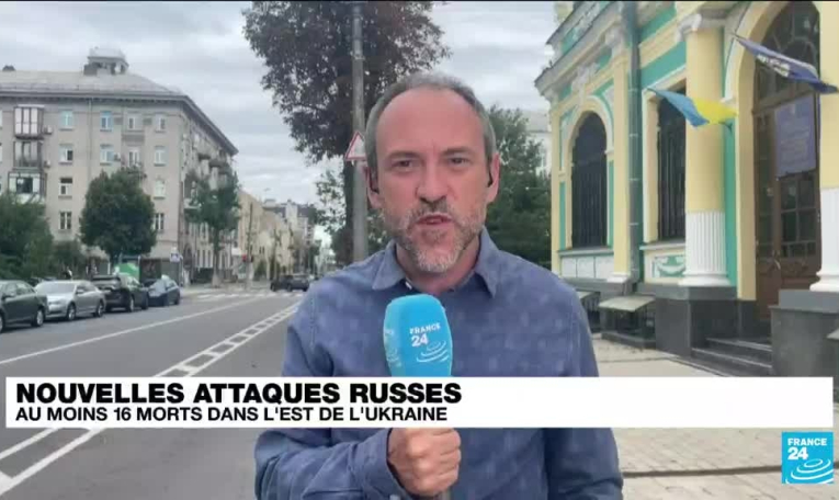 Ukraine : au moins 16 morts dans une frappe russe sur un marché dans l'est