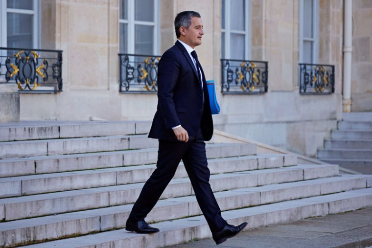 Gérald Darmanin quitte le Palais de l'Élysée