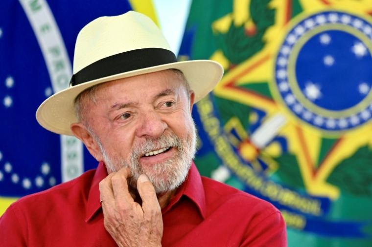 Le président brésilien Luiz Inácio Lula da Silva au palais Planalto à Brasília, le 30 avril 2026 ( AFP / Evaristo Sa )