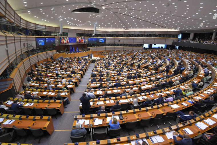 Les eurodeputés à Bruxelles, le 22 juin 2022. ( AFP / JOHN THYS )