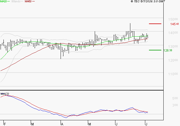 BAINS MER MONACO : Une consolidation vers les supports est probable