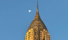 Le sommet du Chrysler Building, à New York, le 4 octobre 2023 ( AFP / Daniel SLIM )
