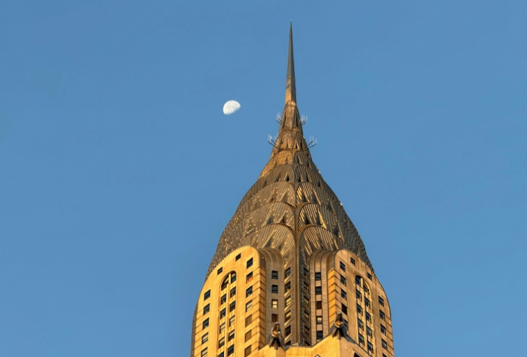 Le sommet du Chrysler Building, à New York, le 4 octobre 2023 ( AFP / Daniel SLIM )