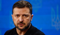 Le président ukrainien Zelensky tient une conférence de presse à Kyiv