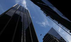 Dans le quartier de Midtown à New York