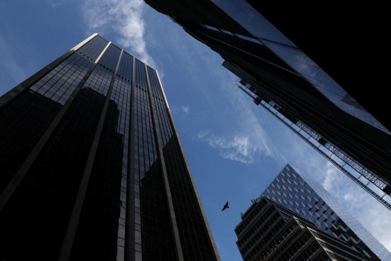 Dans le quartier de Midtown à New York