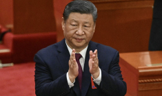 Xi Jinping à Pékin, en Chine, le 11 mars 2025. ( AFP / PEDRO PARDO )