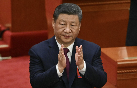 Xi Jinping à Pékin, en Chine, le 11 mars 2025. ( AFP / PEDRO PARDO )