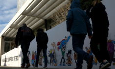 Des visiteurs lors de  la 52e édition du festival d'Angoulême le 31 janvier 2025 ( AFP / ROMAIN PERROCHEAU )