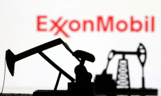 FILE PHOTO: Illustration shows ExxonMobil logo