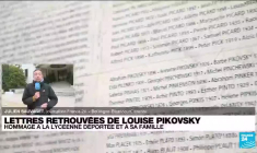 Lettres retrouvées de Louise PIkovsky : une plaque commémorative en hommage à la lycéenne déportée