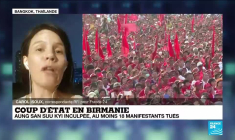Coup d'État en Birmanie : Aung San Suu Kiy inculpée, au moins 18 manifestants tués