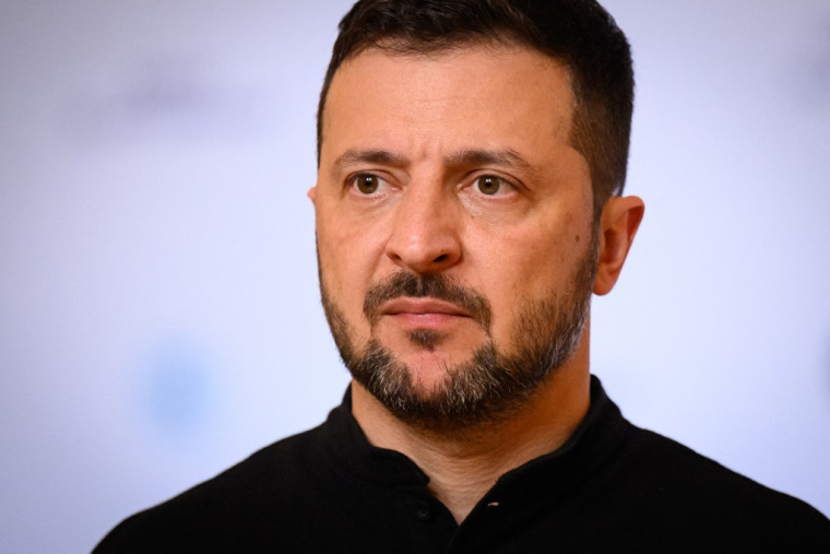 Volodymyr Zelensky, le 11 septembre 2024, à Kiev ( POOL / LEON NEAL )