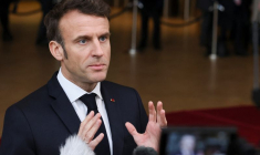 Le président français Emmanuel Macron lors du sommet des dirigeants européens à Bruxelles, en Belgique