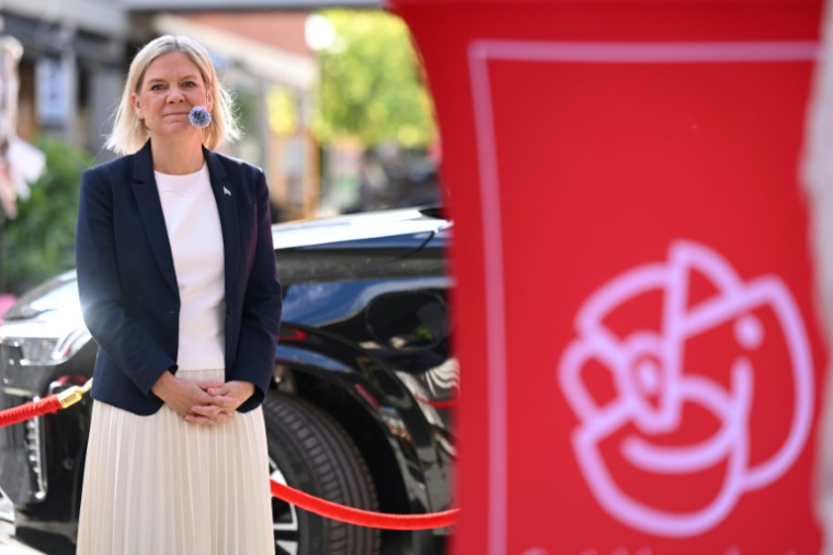 Magdalena Andersson, à Stockholm, le 5 septembre 2026 ( TT News Agency / Jonathan NACKSTRAND )