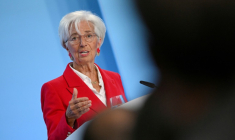 La présidente de la BCE Christine Lagarde, lors d'une conférence de presse à Francfort, le 5 juin 2025 ( AFP / Kirill KUDRYAVTSEV )