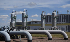 Installation de stockage de gaz de la société VNG AG à Bad Lauchstaedt