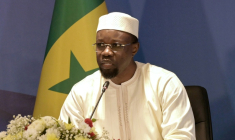 L'ex-Premier ministre sénégalais Ousmane Sonko, le 26 septembre 2024 à Dakar ( AFP / SEYLLOU )