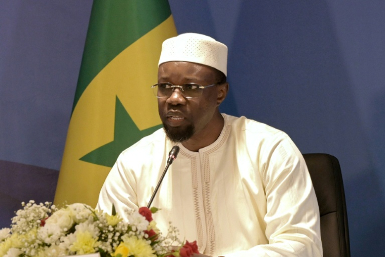 L'ex-Premier ministre sénégalais Ousmane Sonko, le 26 septembre 2024 à Dakar ( AFP / SEYLLOU )