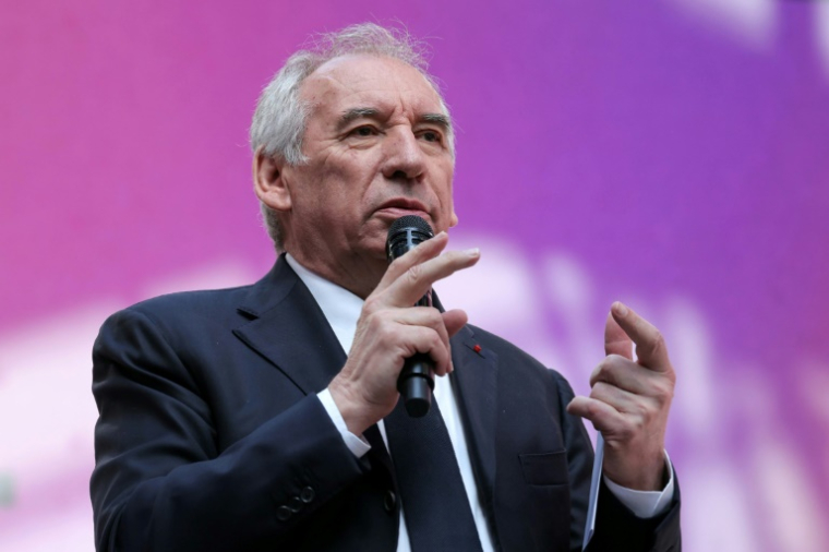 Le Premier ministre François Bayrou, le 6 avril 2025 à la Cité du cinéma de Saint-Denis ( AFP / Thomas SAMSON )