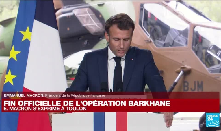 REPLAY - Fin de l'opération Barkhane : Emmanuel Macron s'exprime à Toulon