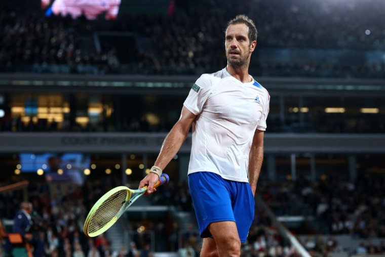 Le joueur de tennis français Richard Gasquet