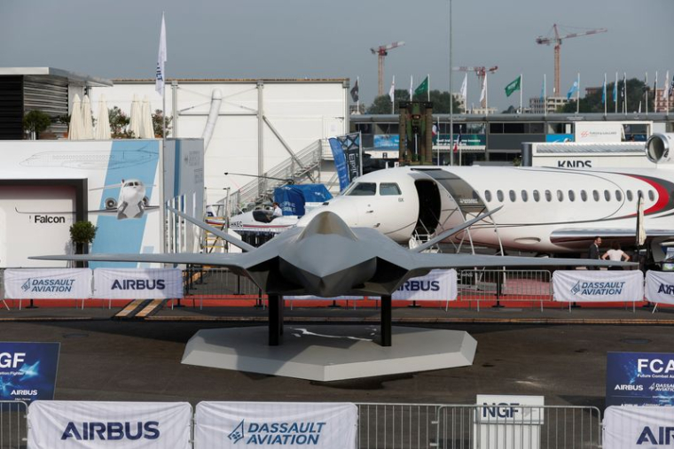 54ème Salon de l'Aéronautique et de l'Espace à l'aéroport du Bourget près de Paris