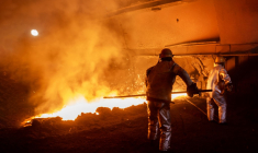 Une aciérie en Chine (illustration) ( AFP / - )