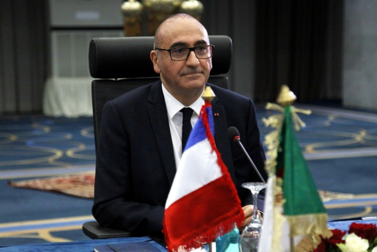 Le ministre français de l'Intérieur, Laurent Nuñez, lors d'une rencontre avec son homologue algérien Said Sayoud, à Alger le 16 février 2026 ( AFP / STRINGER )