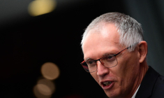 Carlos Tavares à Turin le 23 novembre 2023. ( AFP / MARCO BERTORELLO )