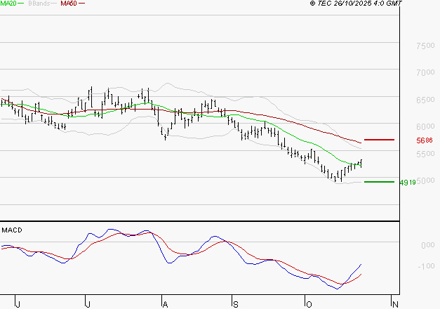ARKEMA : Attendre un test du support
