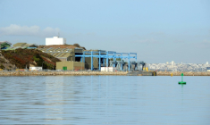 La base militaire française de l'Ile longue, le 23 novembre 2011 à Brest ( AFP / FRED TANNEAU )