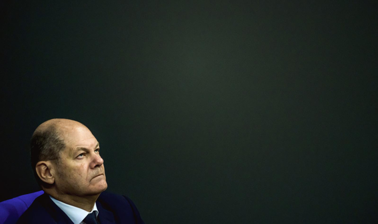 Olaf Scholz, le 22 novembre 2022, à Berlin ( AFP / John MACDOUGALL )