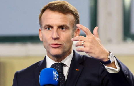 Emmanuel Macron à Arras, le 19 novembre 2025. ( POOL / FRANCOIS LO PRESTI )