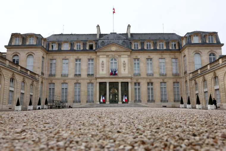 Vue sur le Palais de l'Elysée